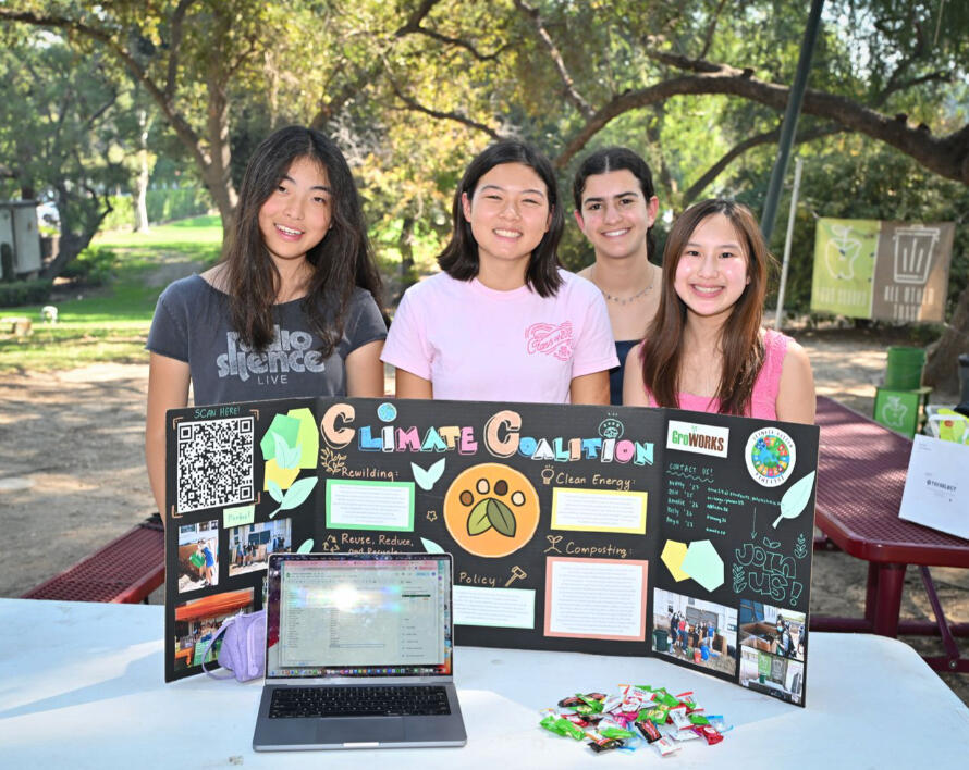 Co-founded my high school's Climate Coalition, comprised of more than 25% our student body, which leads several climate initiatives including sorting and composting, clean energy (solar installation), and rewilding at my school