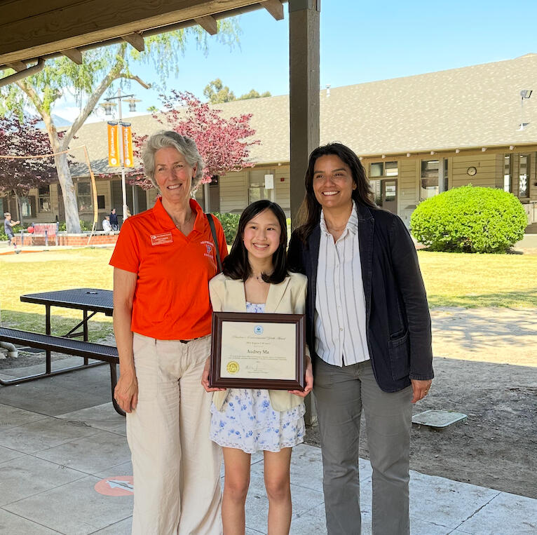 Awarded the President's Environmental Youth Award (PEYA) by the White House Council on Environmental Quality and the US Environmental Protection Agency for implementation of sorting and composting program, click for link to feature on EPA Website